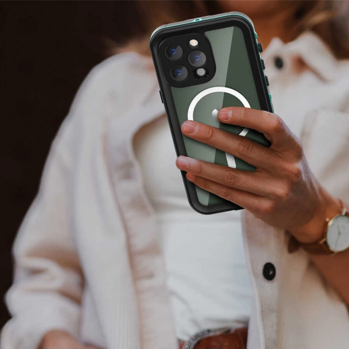 Apple iPhone 14 Pro Max Kılıf 1-1 Su Geçirmez Kılıf