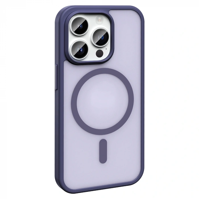 Apple iPhone 14 Pro Max Kılıf M-safe Şarj Özellikli Mat Arka Yüzey Zore Sio Kapak