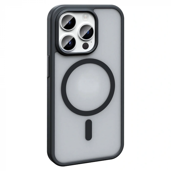 Apple iPhone 14 Pro Max Kılıf M-safe Şarj Özellikli Mat Arka Yüzey Zore Sio Kapak