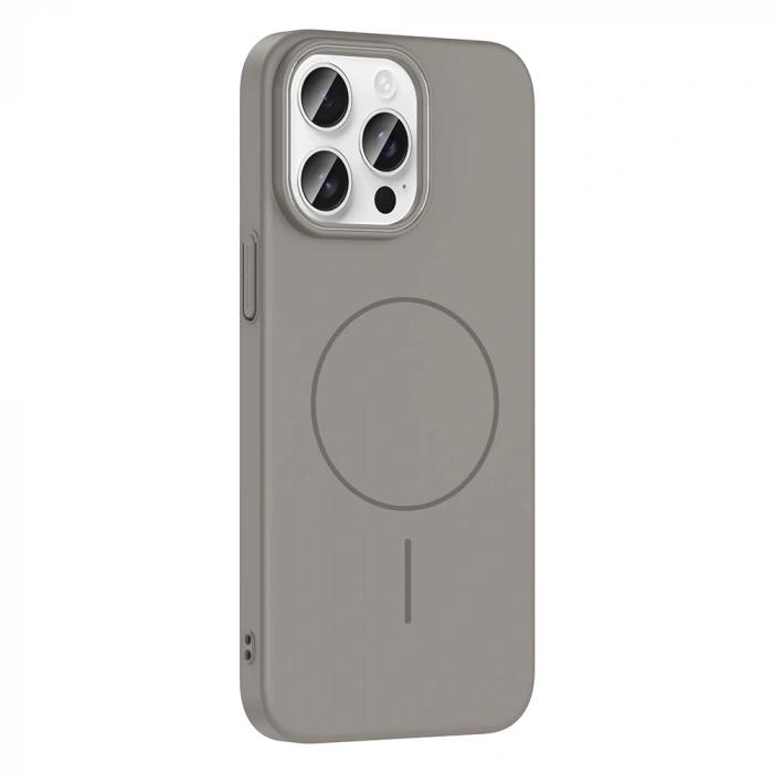 Apple iPhone 14 Pro Max Kılıf M-safe Şarj Özellikli Zore Ruby Sert Kapak