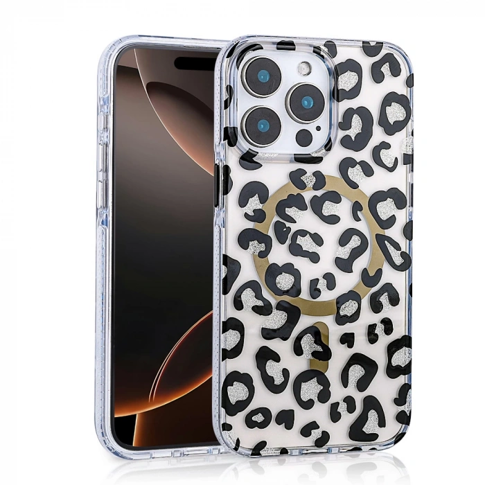 Apple iPhone 14 Pro Max Kılıf M-safe Şarj Özellikli Zore Jago Kapak