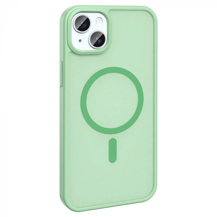 Apple iPhone 15 Kılıf M-safe Şarj Özellikli Mat Arka Yüzey Zore Sio Kapak