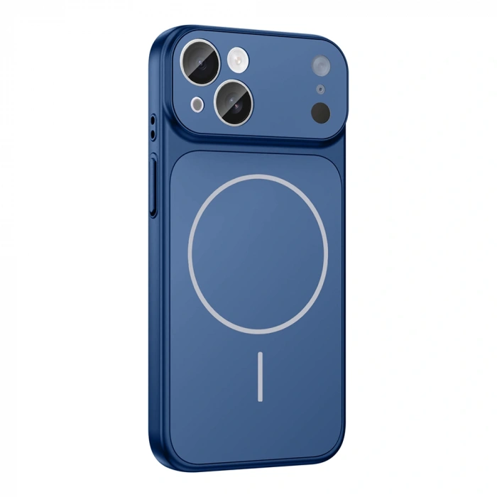 Apple iPhone 15 Kılıf Zore M-Safe Şarj Özellikli Kamera Korumalı Formen Kapak