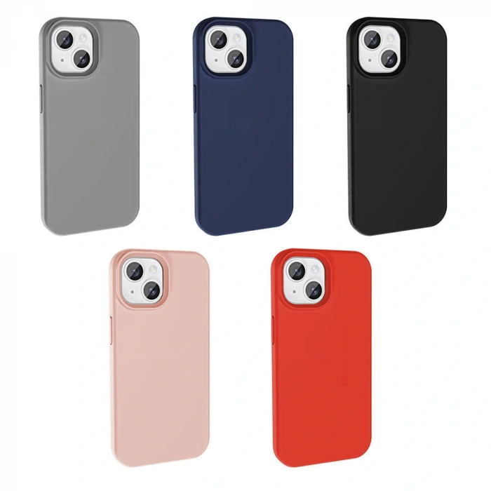 Apple iPhone 15 Plus Kılıf M-safe Şarj Özellikli Sıvı Teknolojili Silinebilir Sert Zore Kivi Kapak