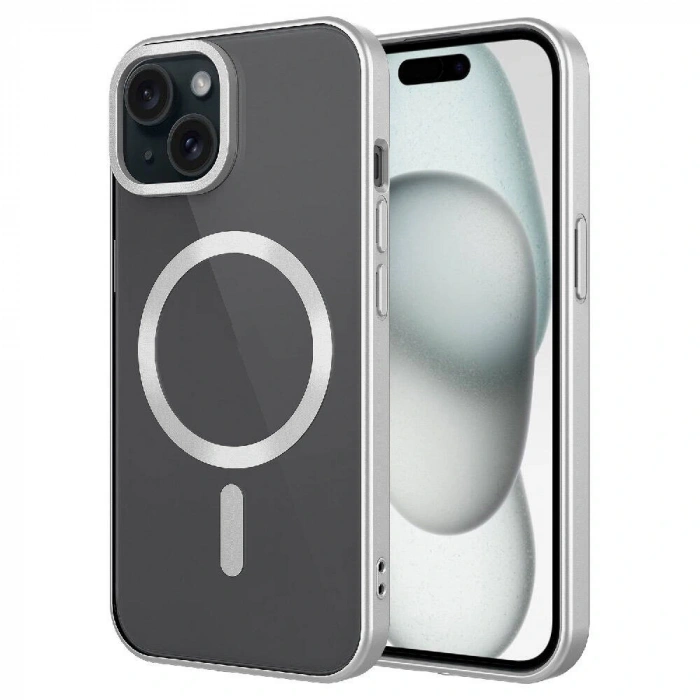 Apple iPhone 15 Plus Kılıf Mat Tasarımlı M-safe Wireless Şarj Özellikli Zore Mat Setro Kapak