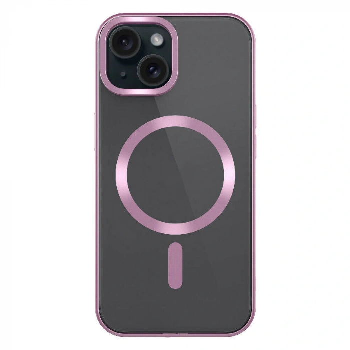 Apple iPhone 15 Plus Kılıf Mat Tasarımlı M-safe Wireless Şarj Özellikli Zore Mat Setro Kapak