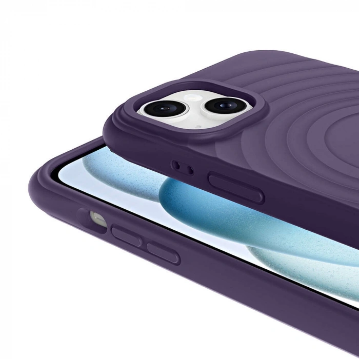 Apple iPhone 15 Plus M-safe Şarj Özellikli Airbagli Mat Görünümlü Zore Hepi Kapak