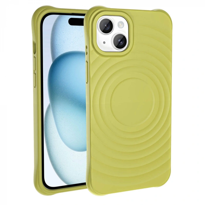 Apple iPhone 15 Plus M-safe Şarj Özellikli Airbagli Mat Görünümlü Zore Hepi Kapak