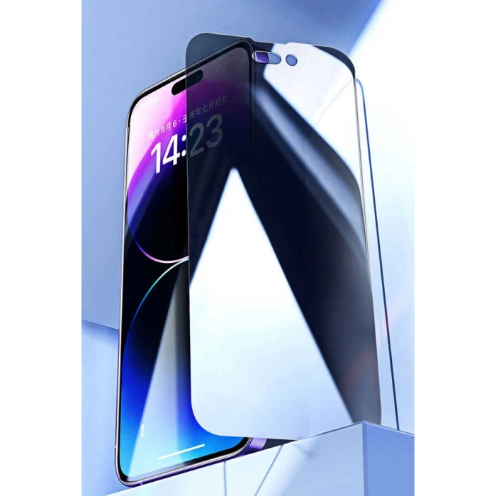 Apple iPhone 15 Plus Zore Kor Privacy Cam Ekran Koruyucu