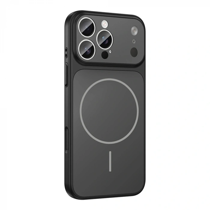 Apple iPhone 15 Pro Kılıf Zore M-Safe Şarj Özellikli Kamera Korumalı Formen Kapak