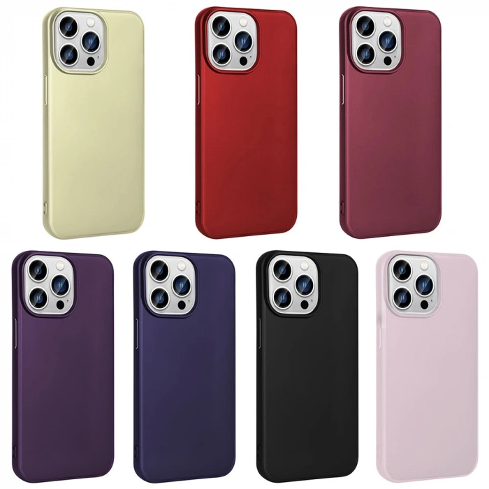 Apple iPhone 15 Pro Kılıf Zore Premier Silikon Kapak