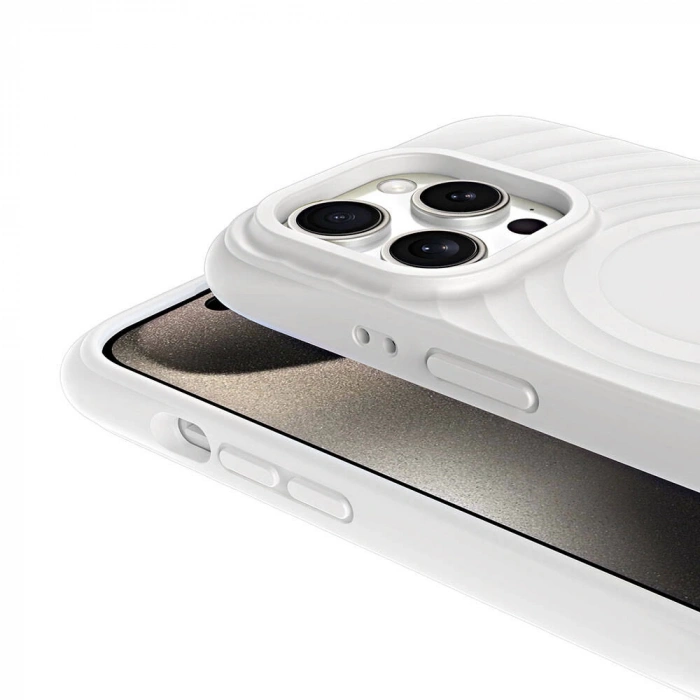 Apple iPhone 15 Pro M-safe Şarj Özellikli Airbagli Mat Görünümlü Zore Hepi Kapak