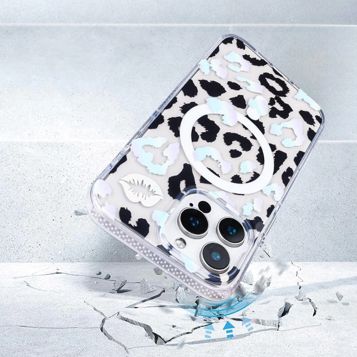 Apple iPhone 15 Pro Max Kılıf M-safe Şarj Özellikli Zore Jago Kapak