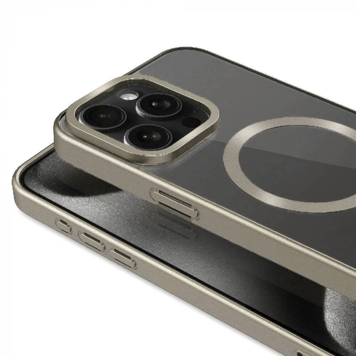 Apple iPhone 15 Pro Max Kılıf Mat Tasarımlı M-safe Wireless Şarj Özellikli Zore Mat Setro Kapak