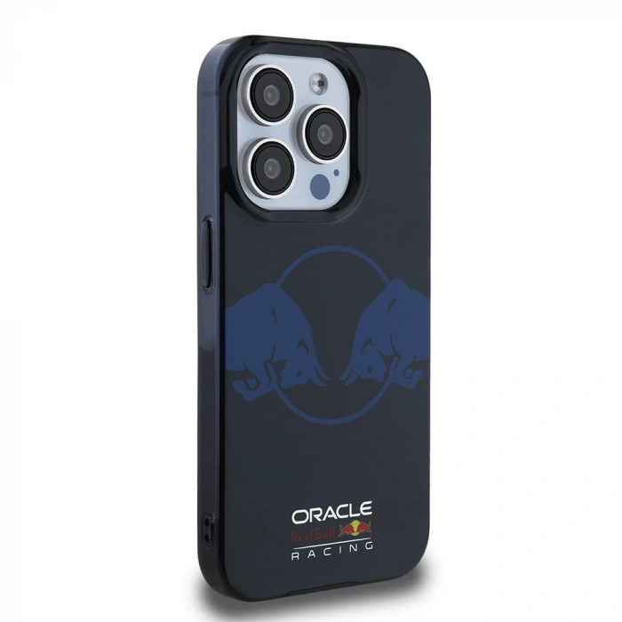 Apple iPhone 15 Pro Max Kılıf Redbull Orjinal Lisanslı M-safe Şarj Özellikli IML Çift Boğa Baskılı Sert PC Kapak