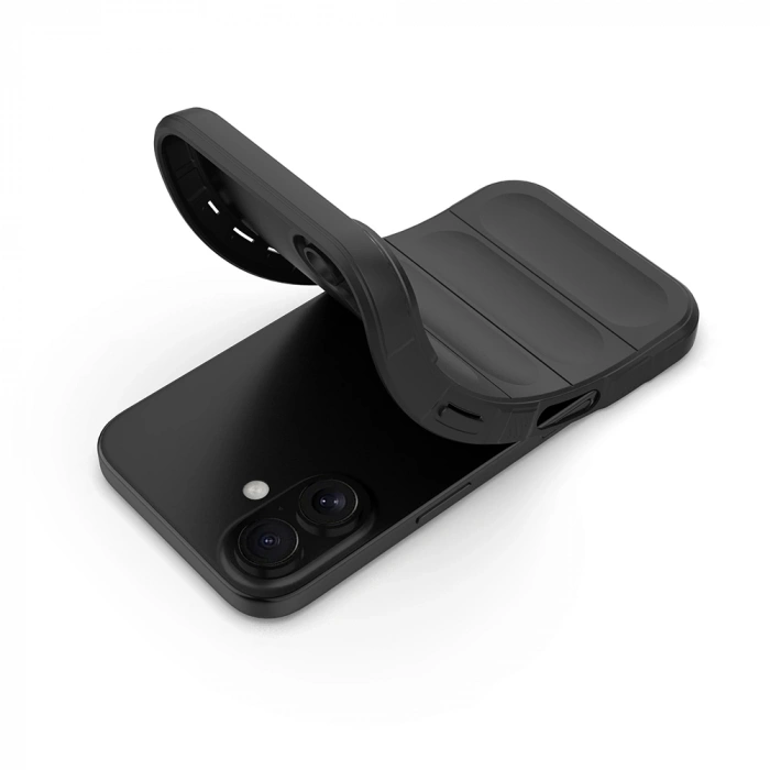 Apple iPhone 16 Kılıf Esnek TPU Oyuklu Arka Yüzey Tasarımlı Zore Etnik Silikon Kapak