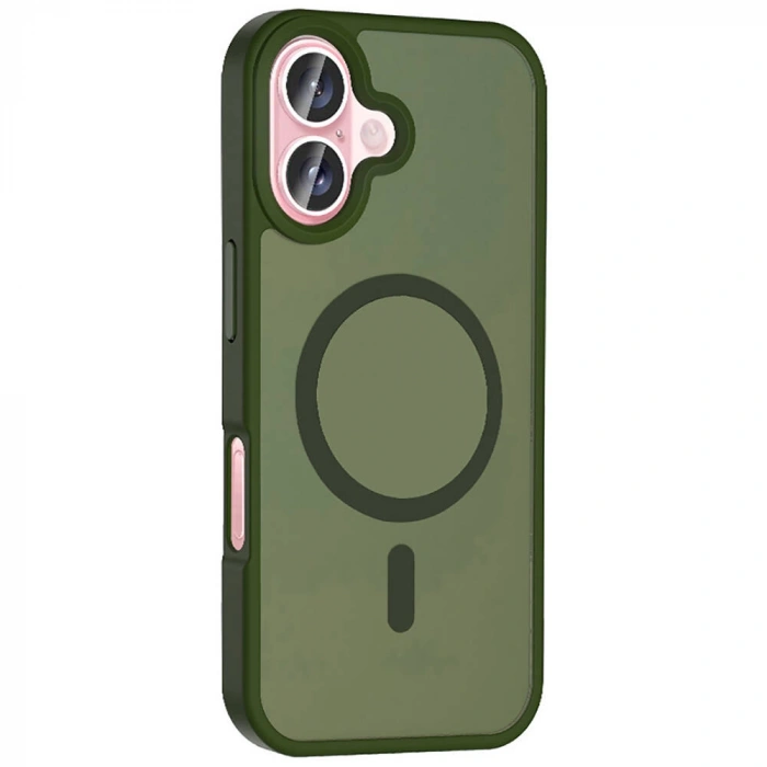 Apple iPhone 16 Kılıf M-safe Şarj Özellikli Mat Arka Yüzey Zore Sio Kapak