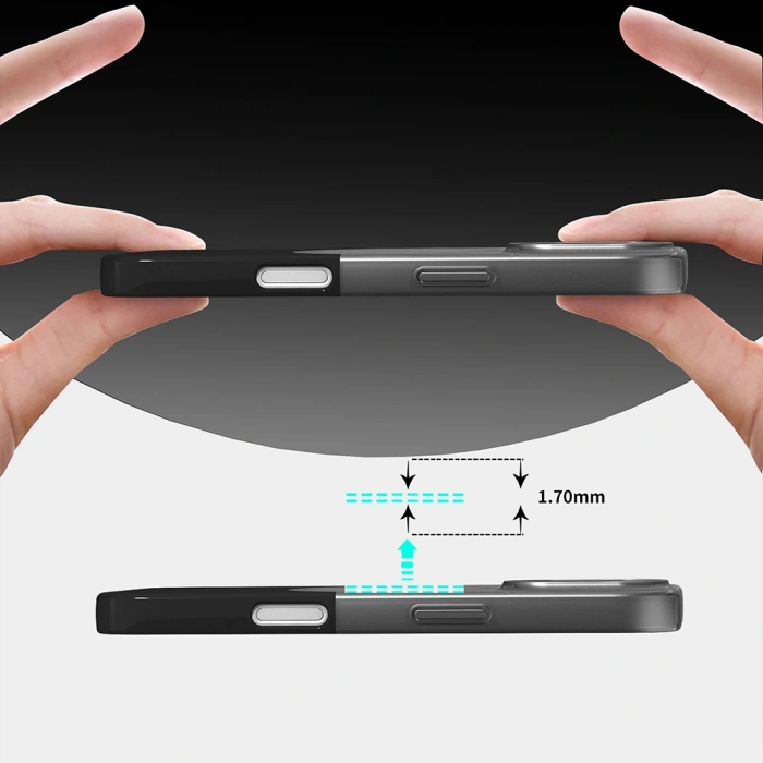 Apple iPhone 16 Kılıf M-Safe Şarj Özellikli Mıknatıslı Zore Duble Kapak