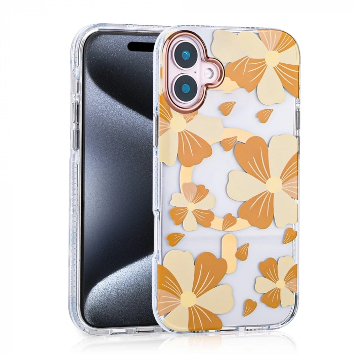 Apple iPhone 16 Kılıf M-safe Şarj Özellikli Zore Papat Kapak