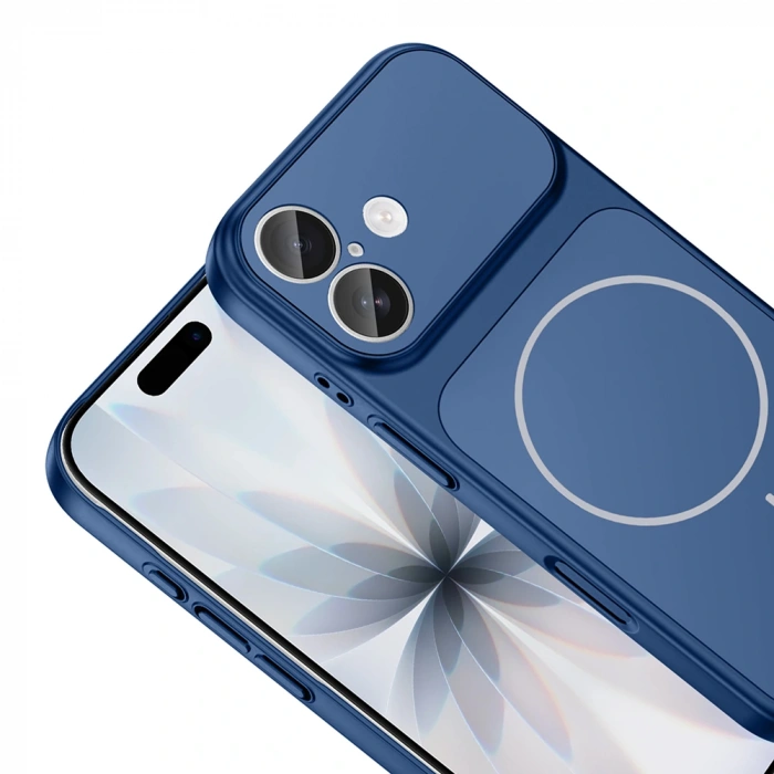 Apple iPhone 16 Kılıf Zore M-Safe Şarj Özellikli Kamera Korumalı Formen Kapak