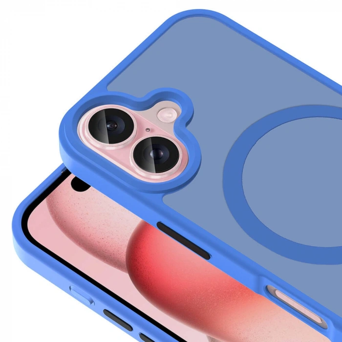 Apple iPhone 16 Plus Kılıf M-safe Şarj Özellikli Mat Arka Yüzey Zore Sio Kapak