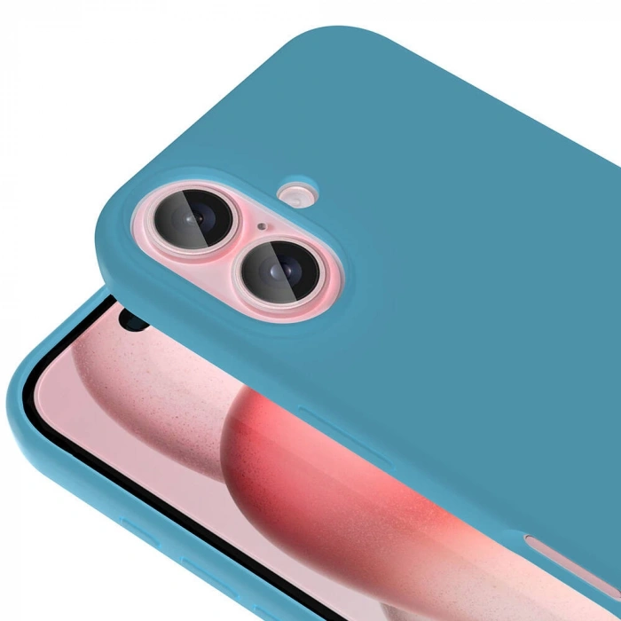 Apple iPhone 16 Plus Kılıf M-safe Şarj Özellikli Sıvı Teknolojili Silinebilir Sert Zore Kivi Kapak