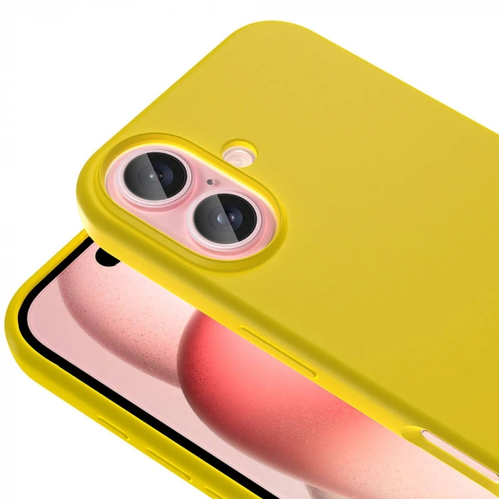 Apple iPhone 16 Plus Kılıf M-safe Şarj Özellikli Sıvı Teknolojili Silinebilir Sert Zore Kivi Kapak