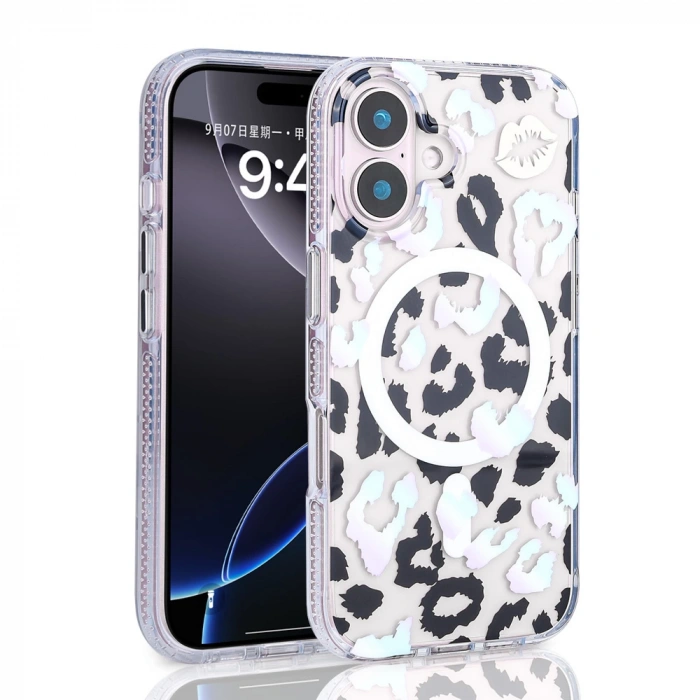 Apple iPhone 16 Plus Kılıf M-safe Şarj Özellikli Zore Jago Kapak