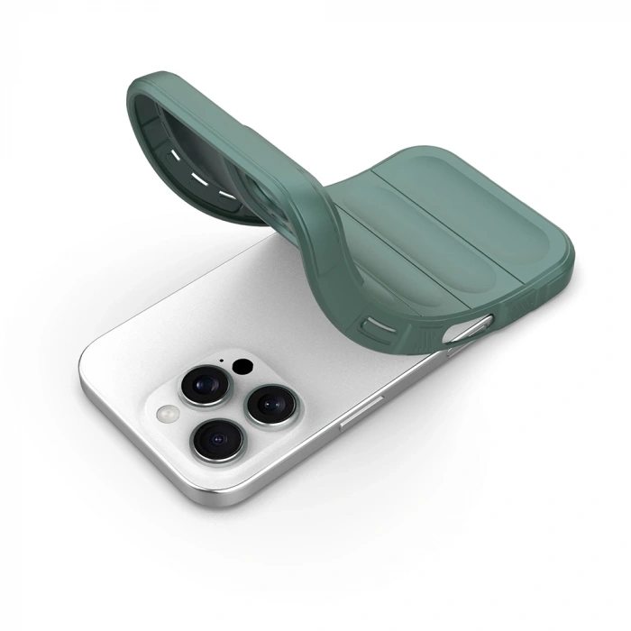 Apple iPhone 16 Pro Kılıf Esnek TPU Oyuklu Arka Yüzey Tasarımlı Zore Etnik Silikon Kapak