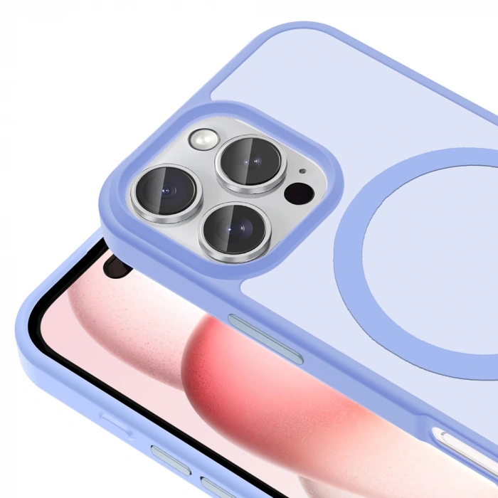 Apple iPhone 16 Pro Kılıf M-safe Şarj Özellikli Mat Arka Yüzey Zore Sio Kapak