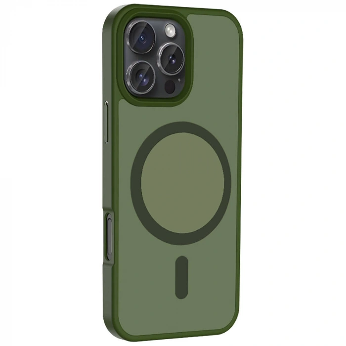 Apple iPhone 16 Pro Kılıf M-safe Şarj Özellikli Mat Arka Yüzey Zore Sio Kapak