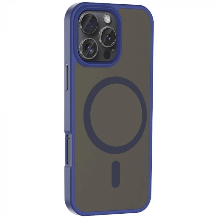 Apple iPhone 16 Pro Kılıf M-safe Şarj Özellikli Mat Arka Yüzey Zore Sio Kapak