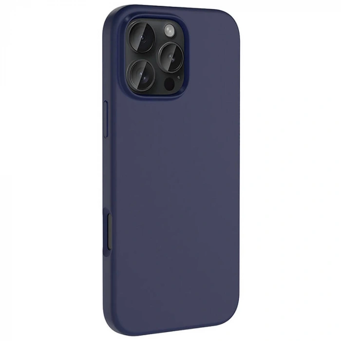 Apple iPhone 16 Pro Kılıf M-safe Şarj Özellikli Sıvı Teknolojili Silinebilir Sert Zore Kivi Kapak