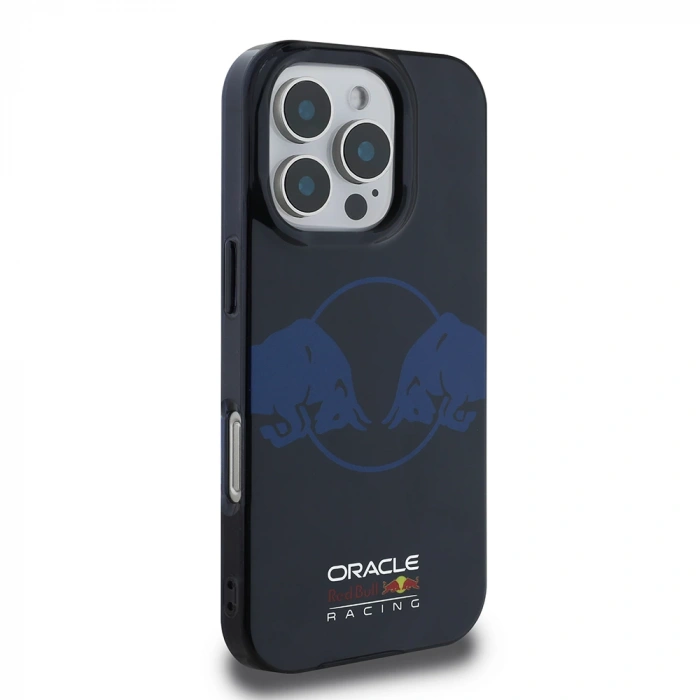 Apple iPhone 16 Pro Kılıf Redbull Orjinal Lisanslı M-safe Şarj Özellikli IML Çift Boğa Baskılı Sert PC Kapak