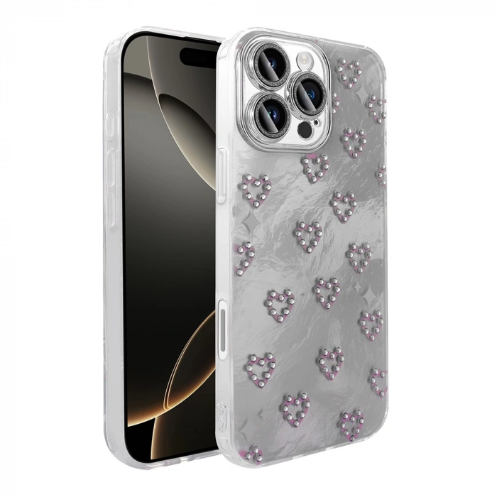 Apple iPhone 16 Pro Max Kılıf Kamera Korumalı Figürlü Zore Ponti Silikon Kapak