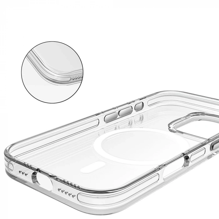 Apple iPhone 16 Pro Max Kılıf M-safe Şarj Özellikli Kamera Korumalı Zore Kripto Kapak