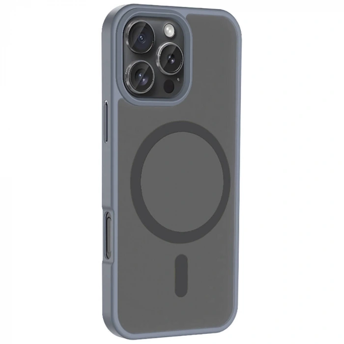 Apple iPhone 16 Pro Max Kılıf M-safe Şarj Özellikli Mat Arka Yüzey Zore Sio Kapak