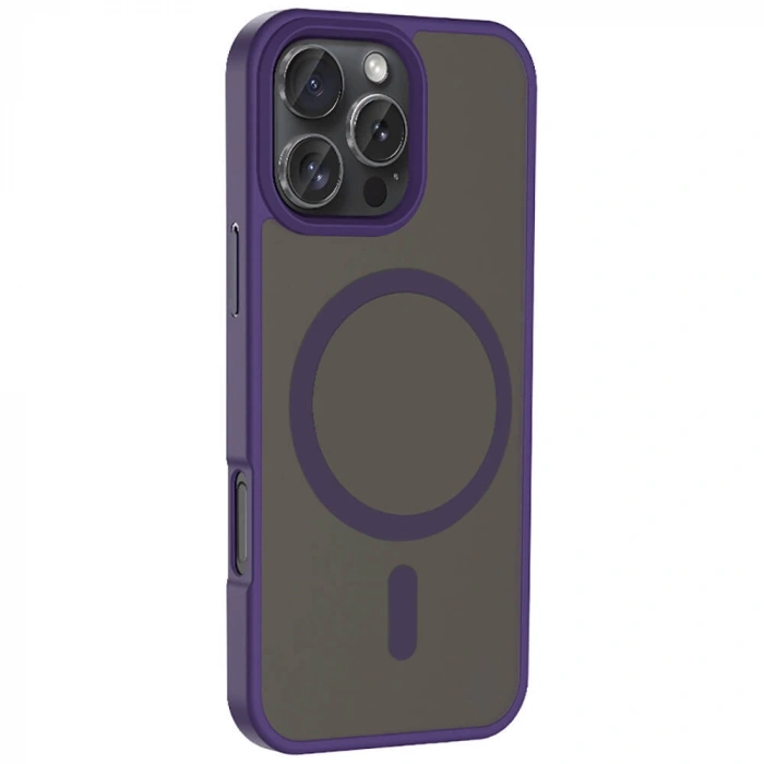 Apple iPhone 16 Pro Max Kılıf M-safe Şarj Özellikli Mat Arka Yüzey Zore Sio Kapak