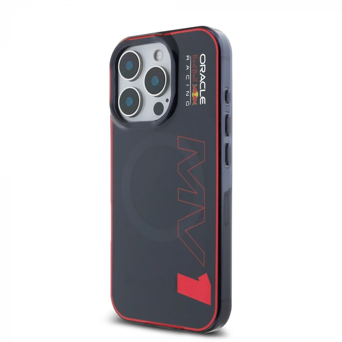 Apple iPhone 16 Pro Max Kılıf Redbull Orjinal Lisanslı M-safe Şarj Özellikli Çift Katmanlı Sert PC Büyük Boy MV Kapak