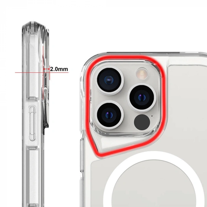 Apple iPhone 16 Pro Max Kılıf Zore M-safe Şarj Özellikli T-Max M-safe Kapak