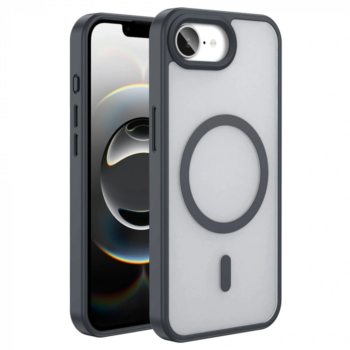 Apple iPhone 16E Kılıf M-safe Şarj Özellikli Mat Arka Yüzey Zore Sio Kapak