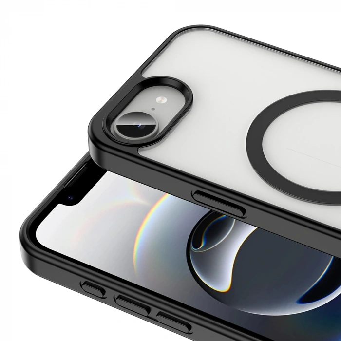 Apple iPhone 16E Kılıf M-safe Wireless Şarj Özellikli Silikon Zore Ege Kapak