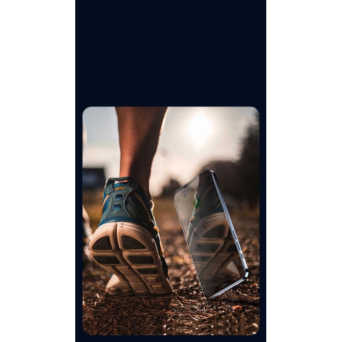 Apple iPhone 16E Zore Fit Hard Mat Privacy Cam Ekran Koruyucu