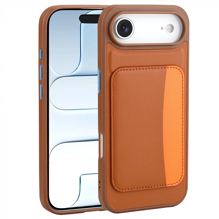 Apple iPhone 17 Air Kılıf Kartlıklı Zore X-Kart Silikon Kapak