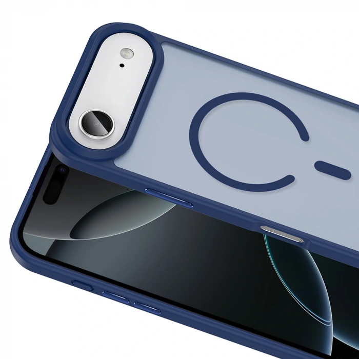 Apple iPhone 17 Air Kılıf M-safe Şarj Özellikli Mat Arka Yüzey Zore Sio Kapak