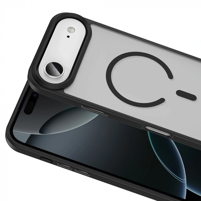 Apple iPhone 17 Air Kılıf M-safe Şarj Özellikli Mat Arka Yüzey Zore Sio Kapak