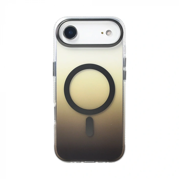 Apple iPhone 17 Air Kılıf M-safe Şarj Özellikli Transparan Renk Geçişli Zore Toros Kapak