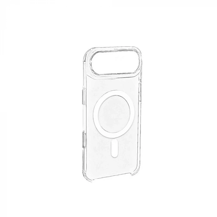 Apple iPhone 17 Air Kılıf Zore Wireless Şarj Özellikli Şeffaf Orjin Kapak