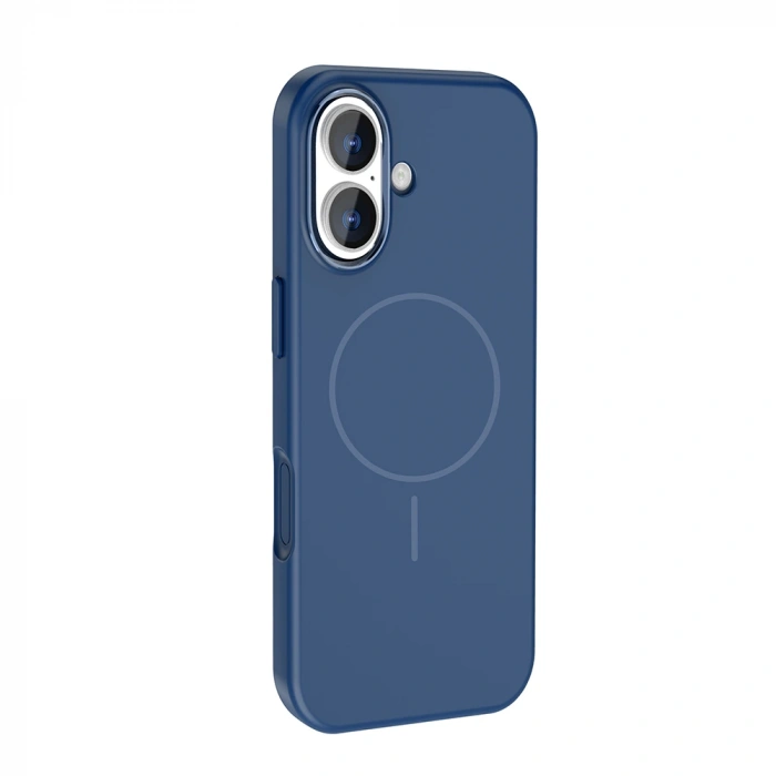 Apple iPhone 17 Kılıf M-Safe Şarj Özellikli Metal Kamera Çerçeveli Zore Edi Silikon Kapak