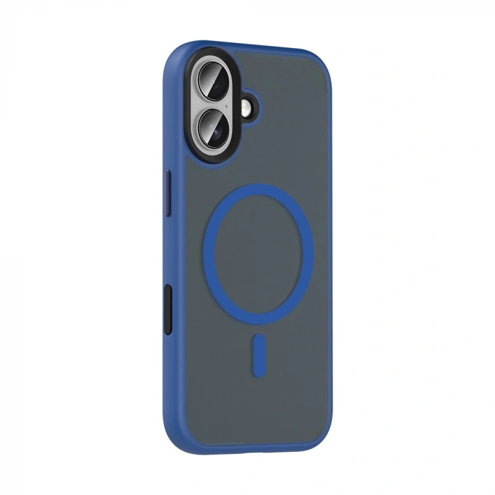 Apple iPhone 17 Kılıf Mat Arka Yüzey Wireless Şarj Özellikli Zore Flet M-safe Kapak